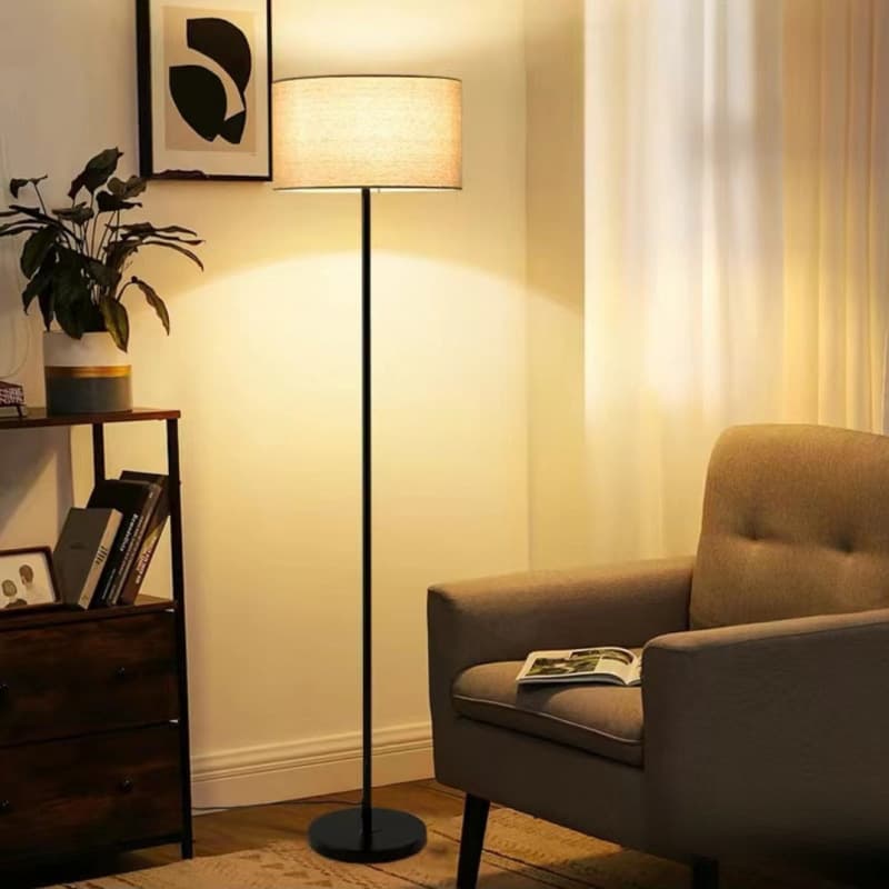 Floor lamp Nordic lamps modern minimalist living room bedroom vertical floor table lamp atmosphere French style bedside lamp