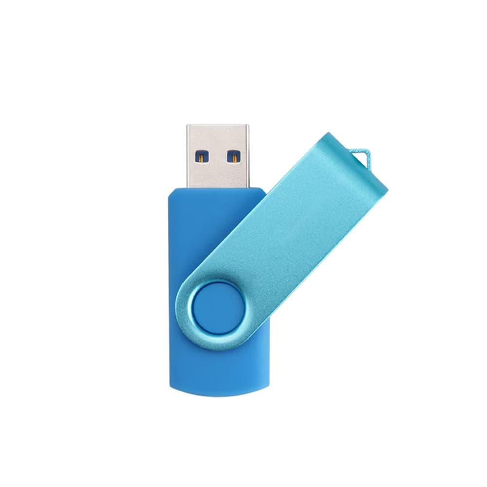 Factory wholesale USB flash drive plastic clip rotating 4GB 2GB small capacity 128MB 256MB promotional gift high-speed 3.08GB