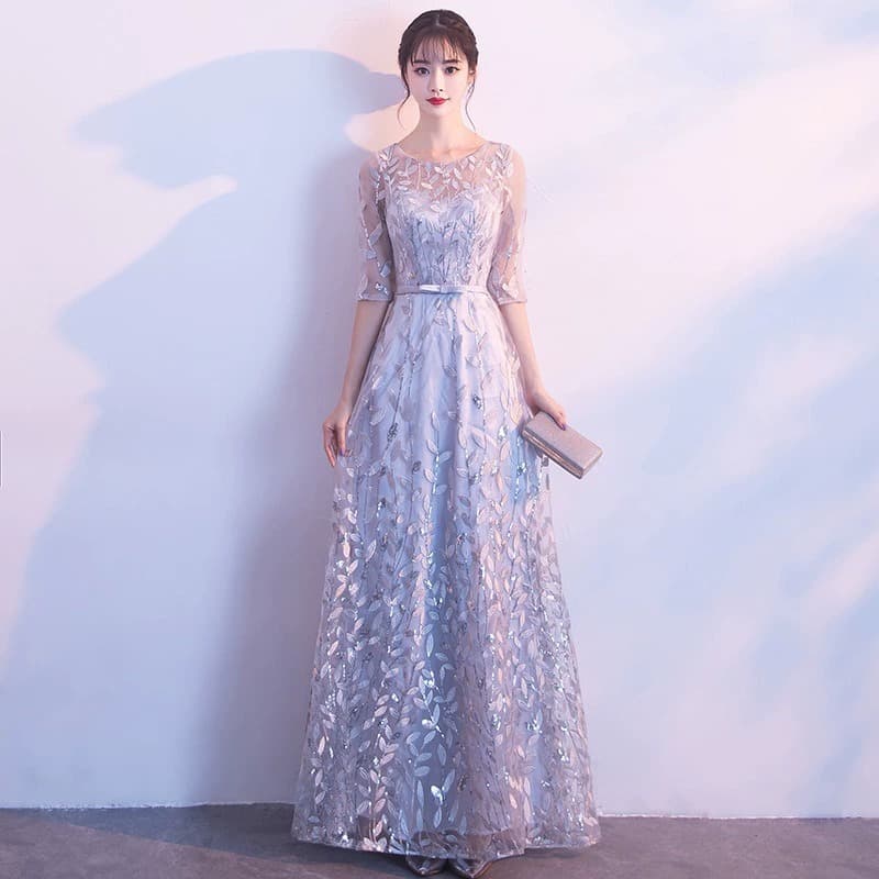 2025 New Fashion Graduation Ceremony Dress Choir Gown Host Slim Long Evening Dress
