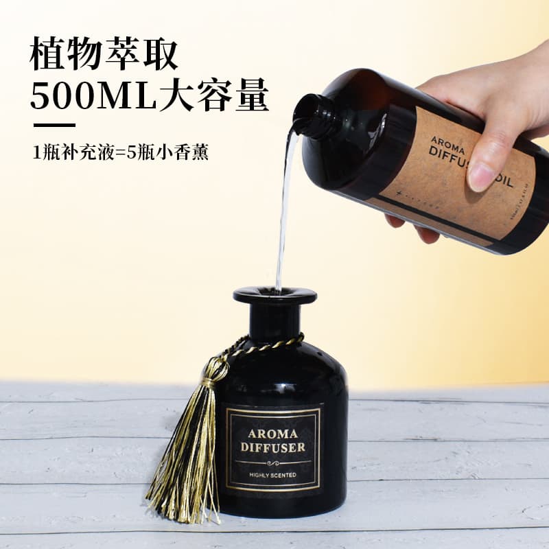 Flame-Free Aromatherapy Essential Oil for Home Bedroom Room Perfume Refill 100ML 200ML 500ML
