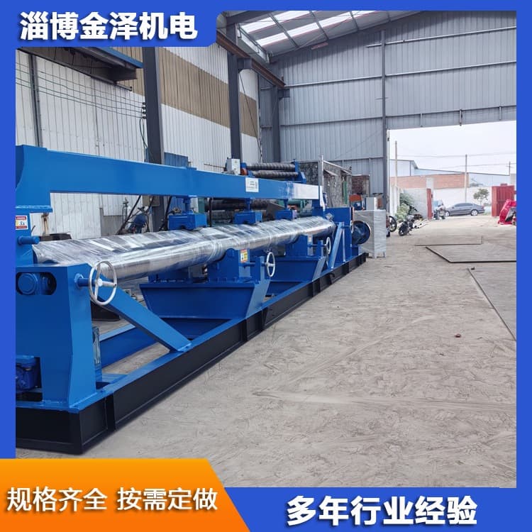 Aluminum Plate Bending Machine 4*6000 Curtain Wall Aluminum Plate Rolling Machine 6m Roll Bender Manufacturer Huantai Jinze Cross-Border