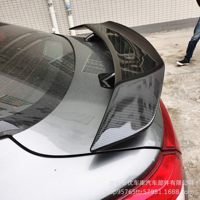 Universal Car Spoiler No-Drilling Required Sedan Universal Sports Car Spoiler Air Deflector Car Modification Spoiler
