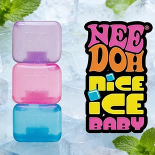 Needoh Style Flow Ice Cube Block Drop Stress Relief Toy High Appearance Rebound