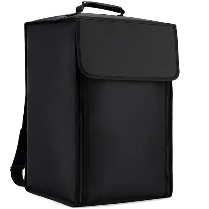 Cotton-padded Thickened Cajon Drum Bag Double-Shoulder Backpack Hand Drum Storage Bag Drum Accessories