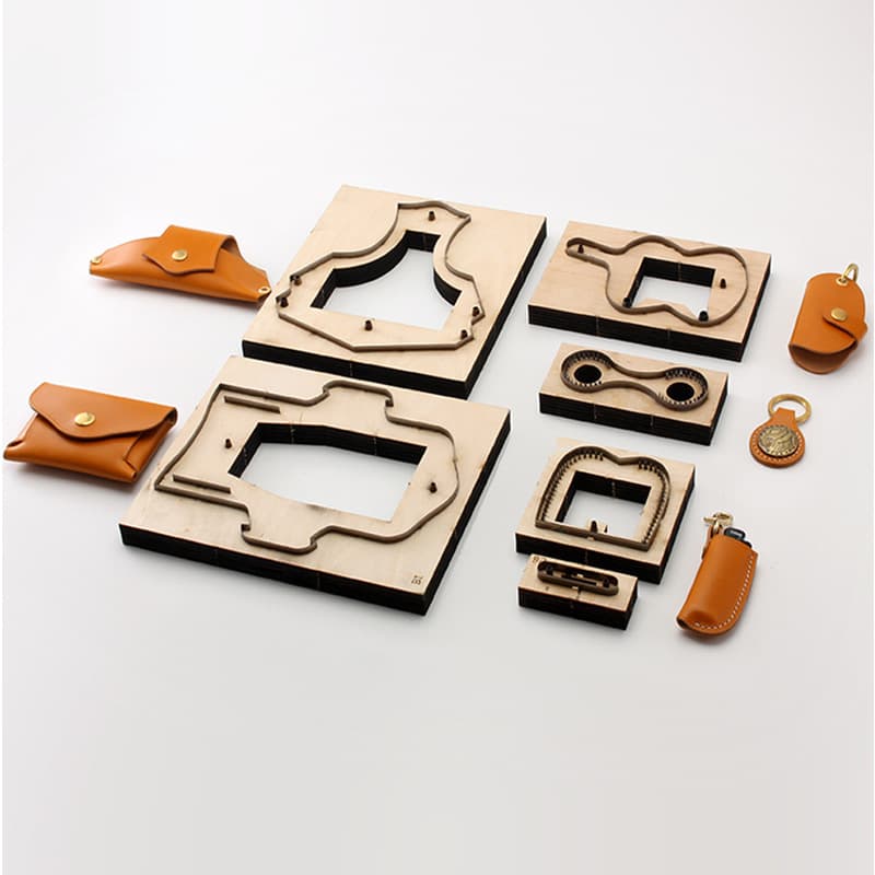 Multiple Styles Leather Craft Tools Knife Materials Handmade DIY Leather Cutting Dies Sharp Edge No Hand Cutting Required