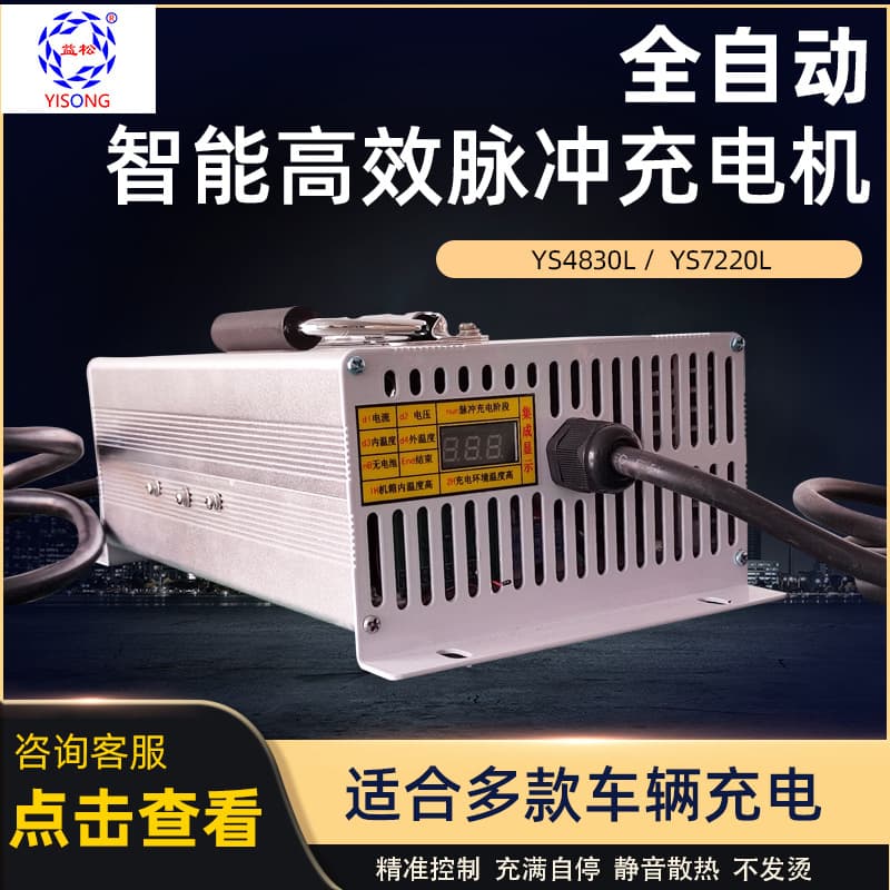 Large Fully Automatic Intelligent High-Frequency Pulse Charger, High-Power for Electric Vehicle Batteries