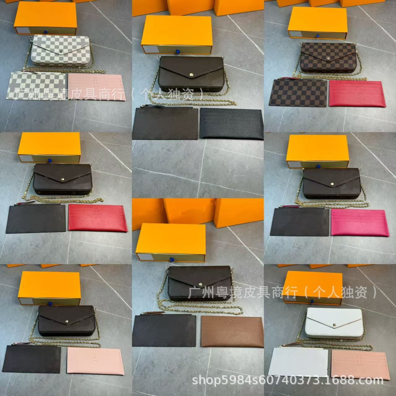 New Pochette shoulder bag, casual and stylish chain bag, vintage retro high-end messenger bag, simple and luxurious