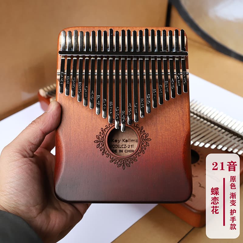 Kalimba 21-Key Thumb Piano, Five-Finger Instrument for Beginners, Female-Friendly, Genuine Kalimba Finger Piano