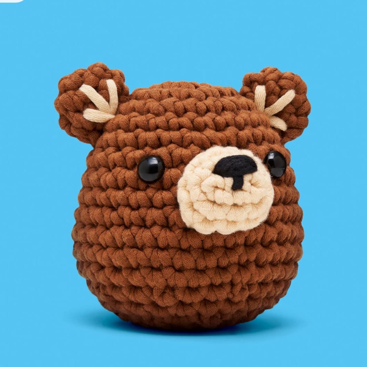 Cross-border best-selling crocheted animal doll DIY kit with English tutorial video.