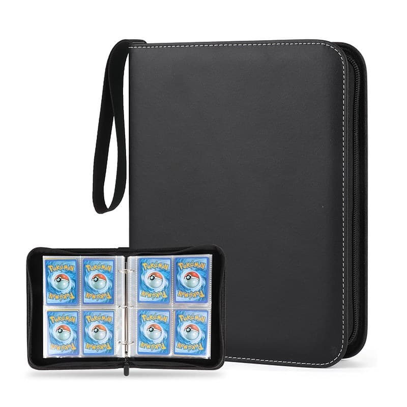Card Album Leather 9-Pocket Kamen Rider Sports Card One Piece Yu-Gi-Oh Card Storage Album Card Collection Album Bag