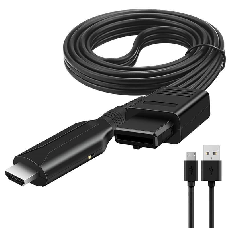 Cross-border Game Console Interface PS2/Wii/N64/Xbox to HDMI High-definition Converter Direct Connection Cable 1m