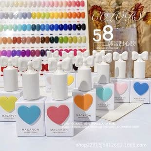 Single Bottle Color Refill Ssnsu Sansui 58-Color Macaron Sweetheart Gel Polish One Bottle One Color Nail Polish for Nail Salons