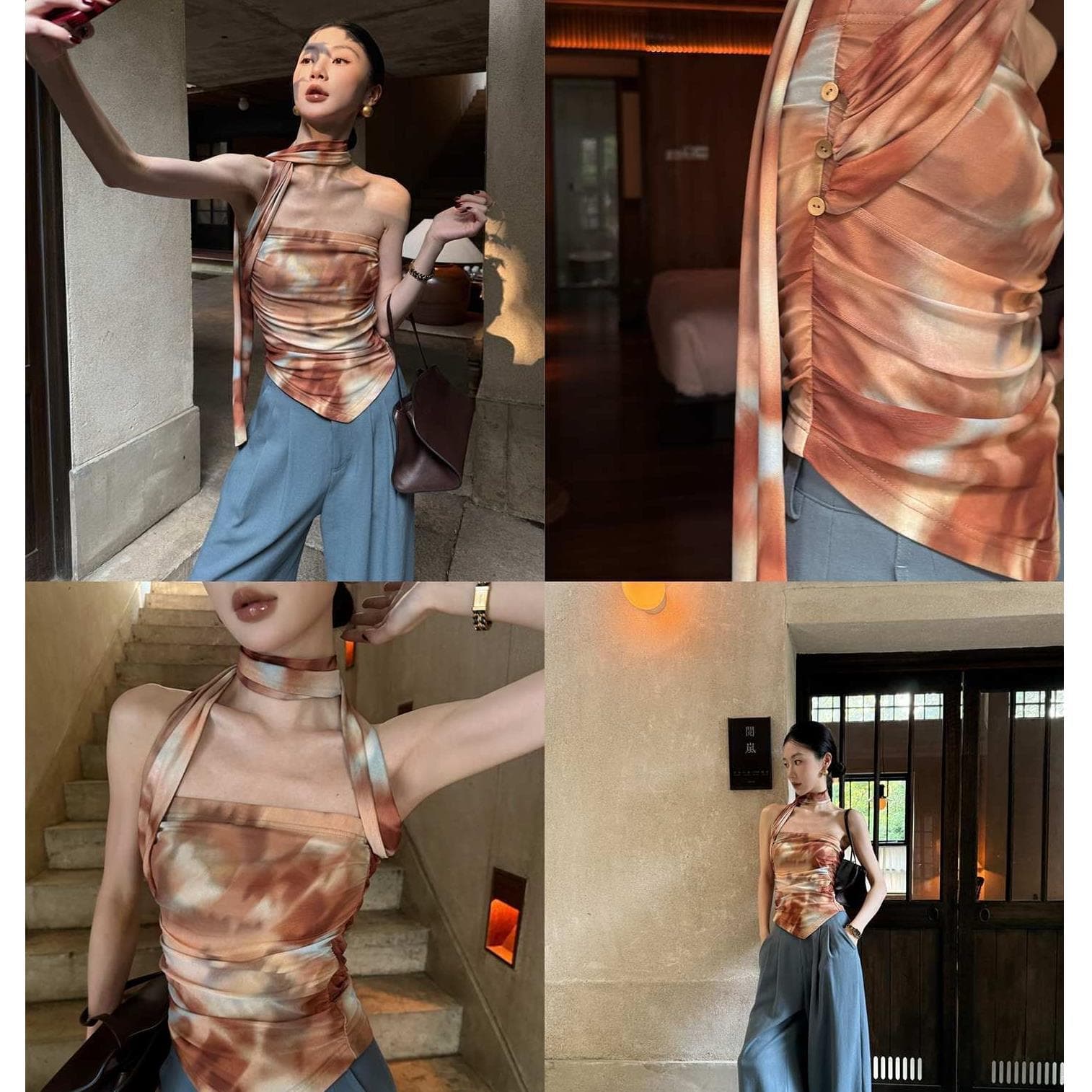 Summer 2025 New Resort Style Sexy Off-Shoulder Niche Design Tube Top Vest for Women Slimming Look and Slimming Look Chest Wrap Shirt