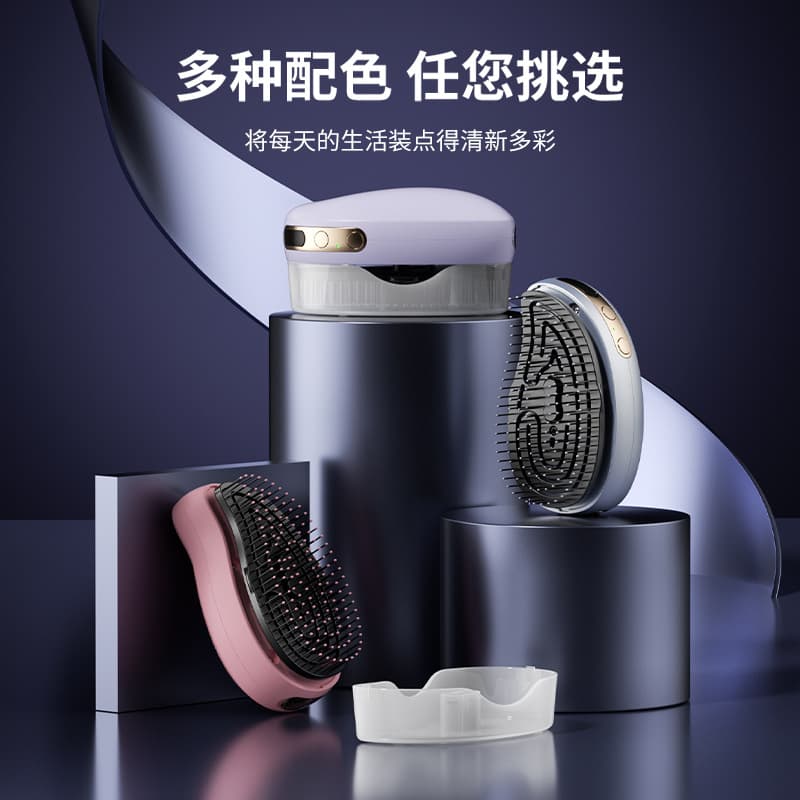 Cross-border new electric head massage comb essential oil atomized electric massage comb portable hair smoothing comb essential oil meridian comb