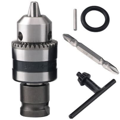Electric Wrench Adapter, Conversion Kit for Electric Wrench Modification, Drill Chuck, Telescoping Universal Socket, DIY Combination