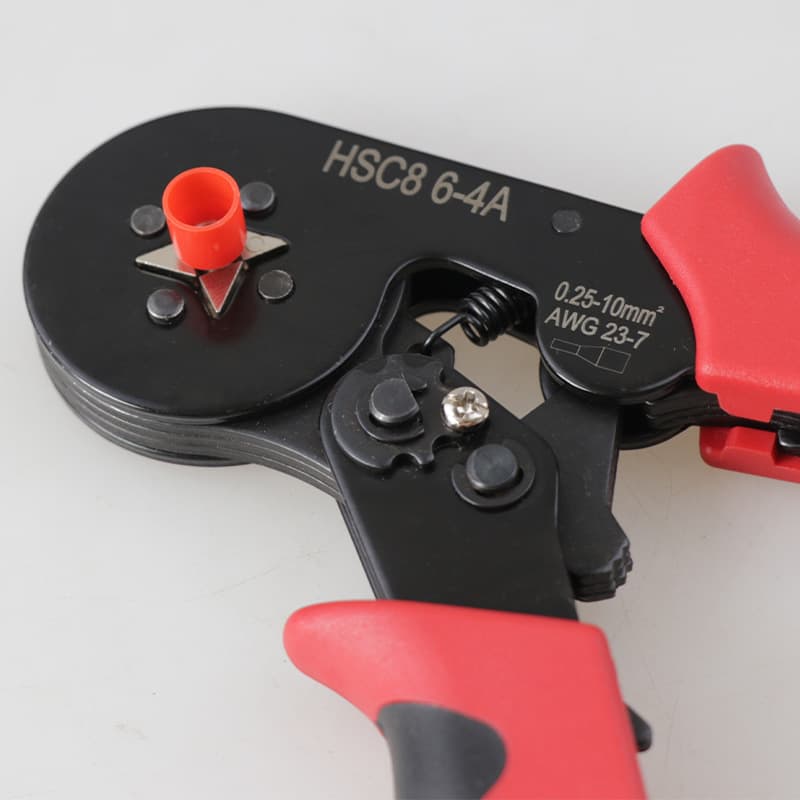 HSC86-4A Crimping Pliers for VE Tubular Terminals, TE Pin-Type Wire Clamp Terminal Pliers, Dedicated Connector for Pin Terminals