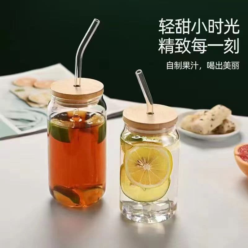Processing and customization of high borosilicate straw cup, coke cup, portable lid, coffee cup, big belly cup, high-looking double drink cup website