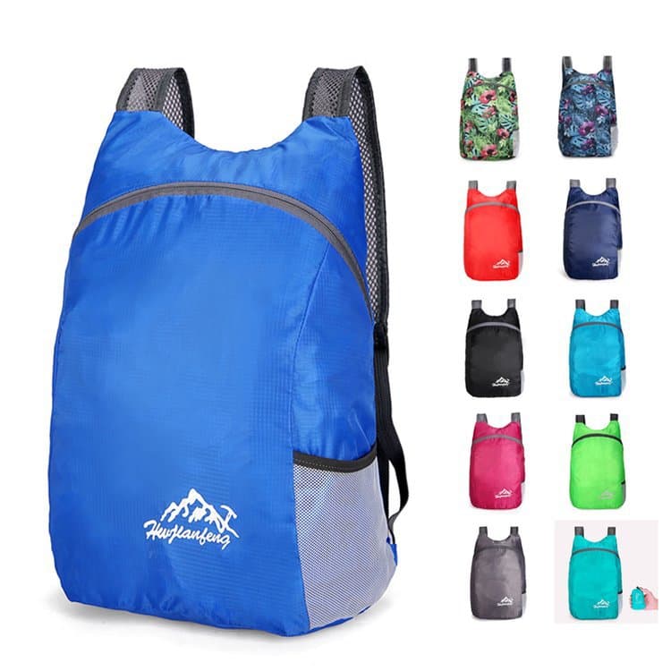 Hiking mountaineering bag, outdoor lightweight sports bag, waterproof backpack, wear-resistant travel bag, folding backpack storage bag