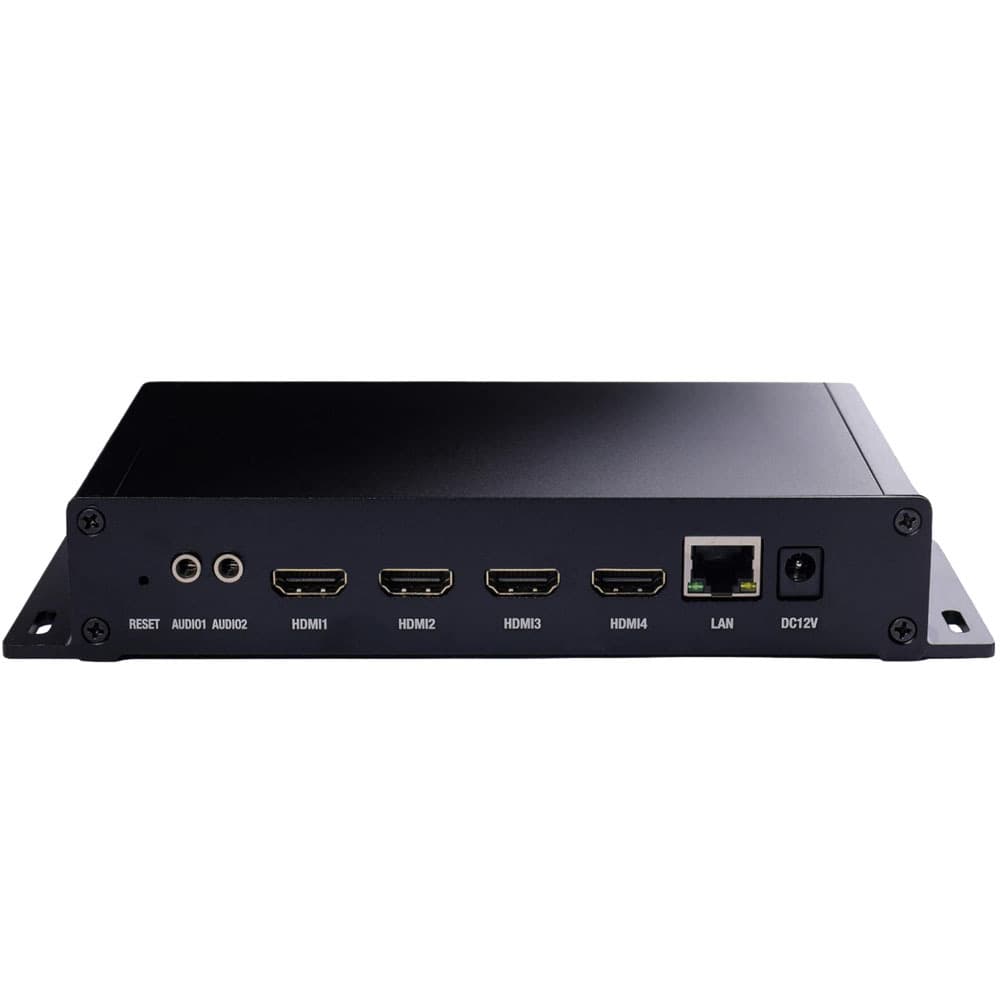 4-Channel HDMI Encoder H.265 H.264 IPTV Quad HDMI Supports Live Streaming Platform