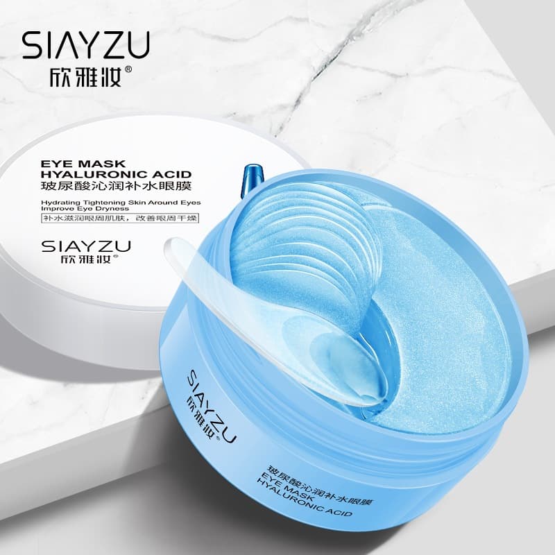 Xinyazhuang Hyaluronic Acid Elastic Hydrating Eye Mask Refreshing Skincare Eye Mask Patch Improves Fine Lines and Dullness