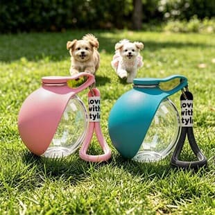 Pet Water Bottle Portable Outdoor Foldable Travel Water Dispenser Cat Dog Drinking Water Feeder