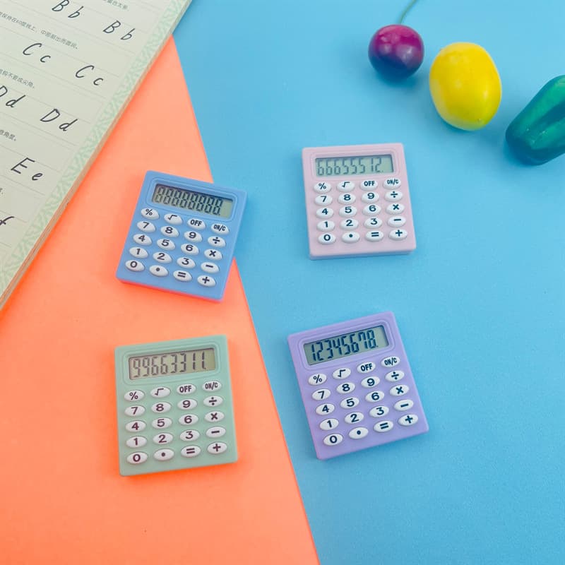 Pocket portable calculator student handheld 8-digit computer mini pocket office small square calculation
