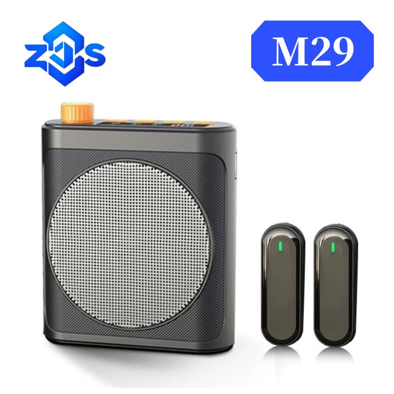 New Wireless Lavalier Microphone Clip-on Speaker Amplifier All-in-One Portable Sound System for Teachers, Training, Tour Guides
