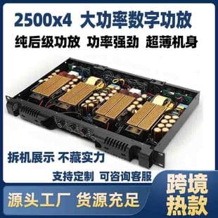 Cross-border Professional Digital Power Amplifier High-Power Two-Channel Audio Home Pure Post-Stage Performance Power Amplifier