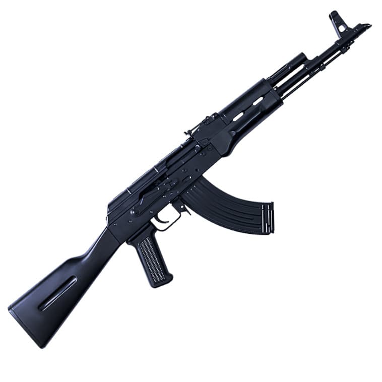 1:2.05 Alloy Military Model Shell-Ejecting AK47 Metal Assault Rifle Display Piece, Non-Firing