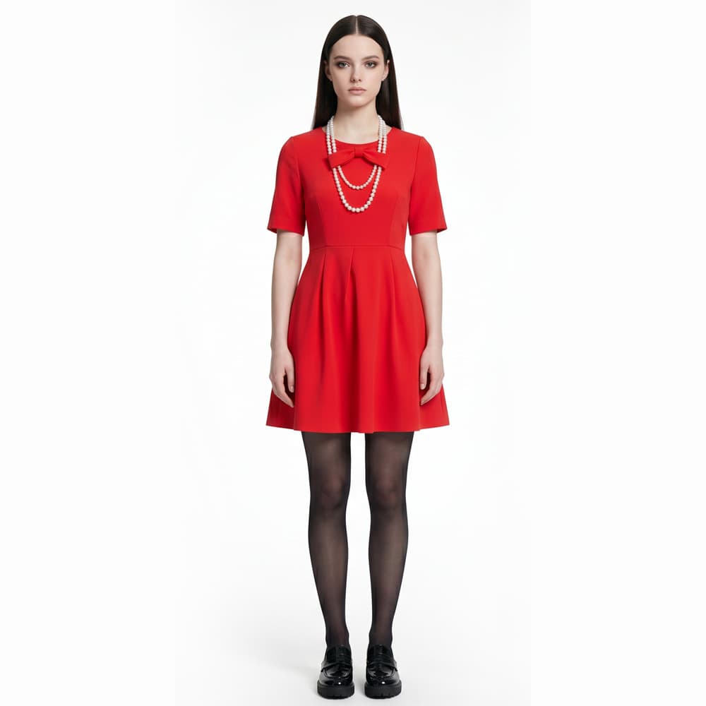 Horror Movie Bad Breed Emma Cos Costume Halloween Cosplay Emma Red Dress Emma Suspender Skirt