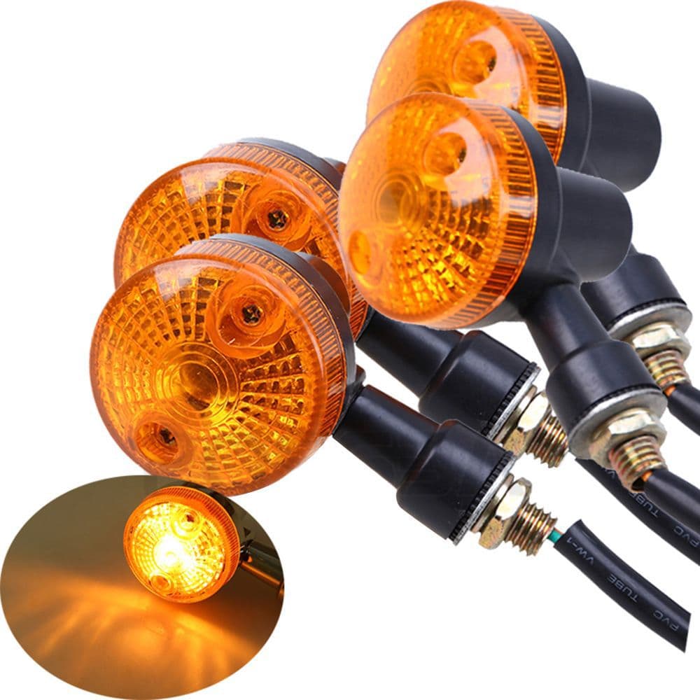 Turn Signal Indicator Lights for Motorcycle Kawasaki Suzuki Harley Honda Shadow Accessories