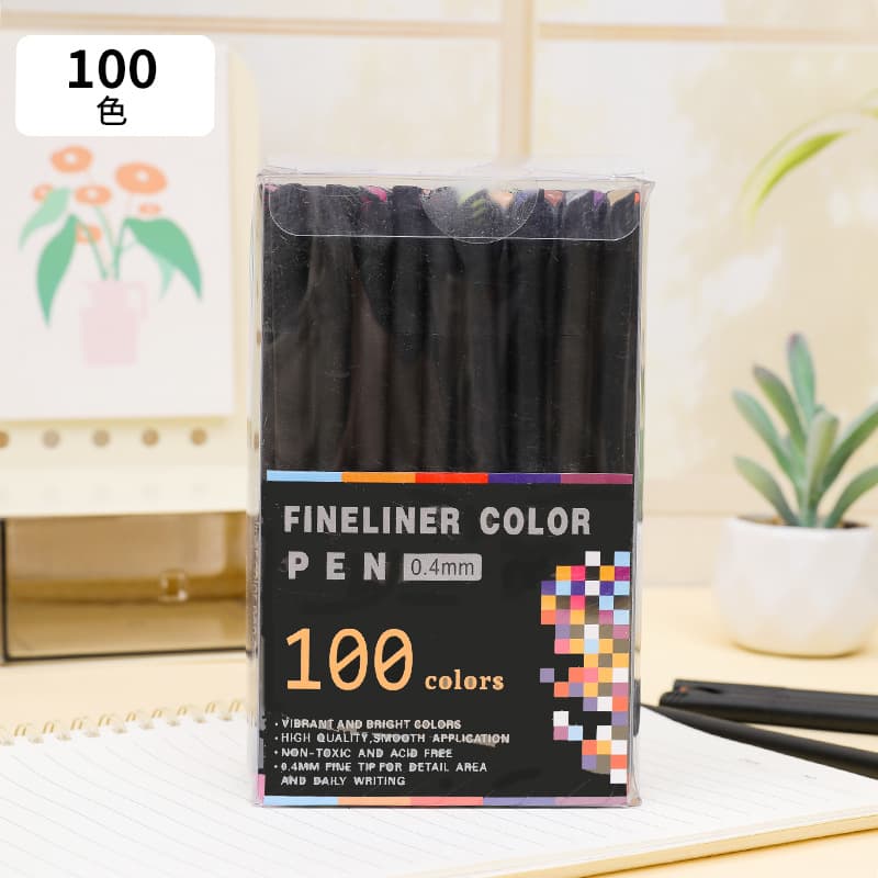 Best-selling Colored Pens 0.4mm Ultra-Fine Needle Tip Liner Pens for Highlighting, Children's Art Drawing Pens, Marker Pens