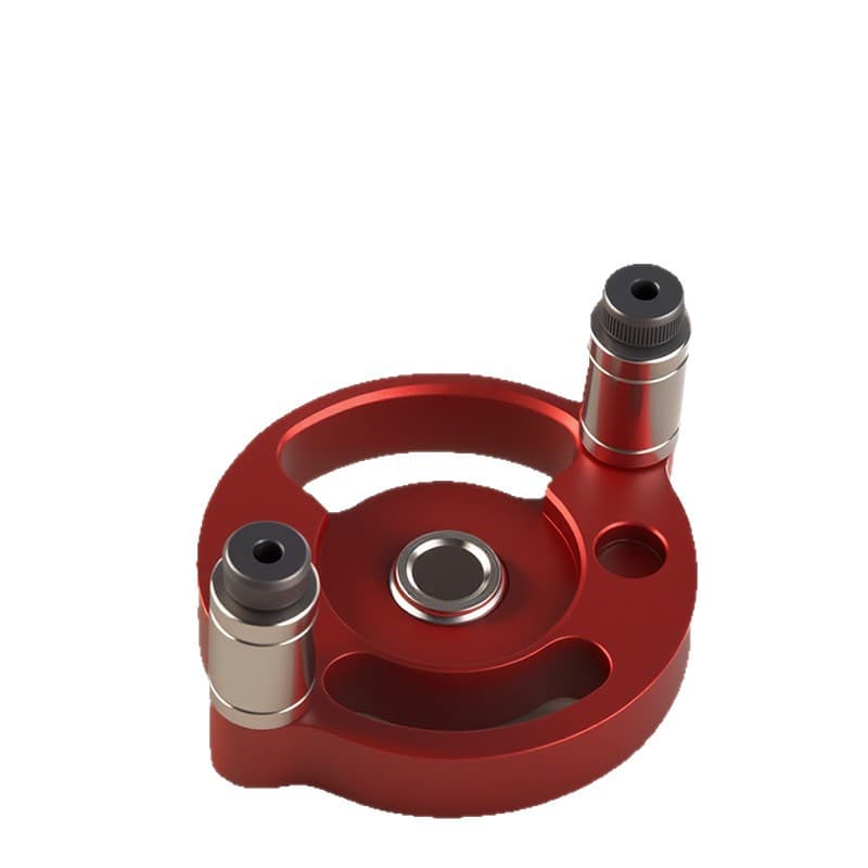 Woodworking Hole Positioning Guide Straight Hole Vertical Drilling Tool Solid Wood Panel Splicing Hole Opener 3-10mm Aluminum Alloy