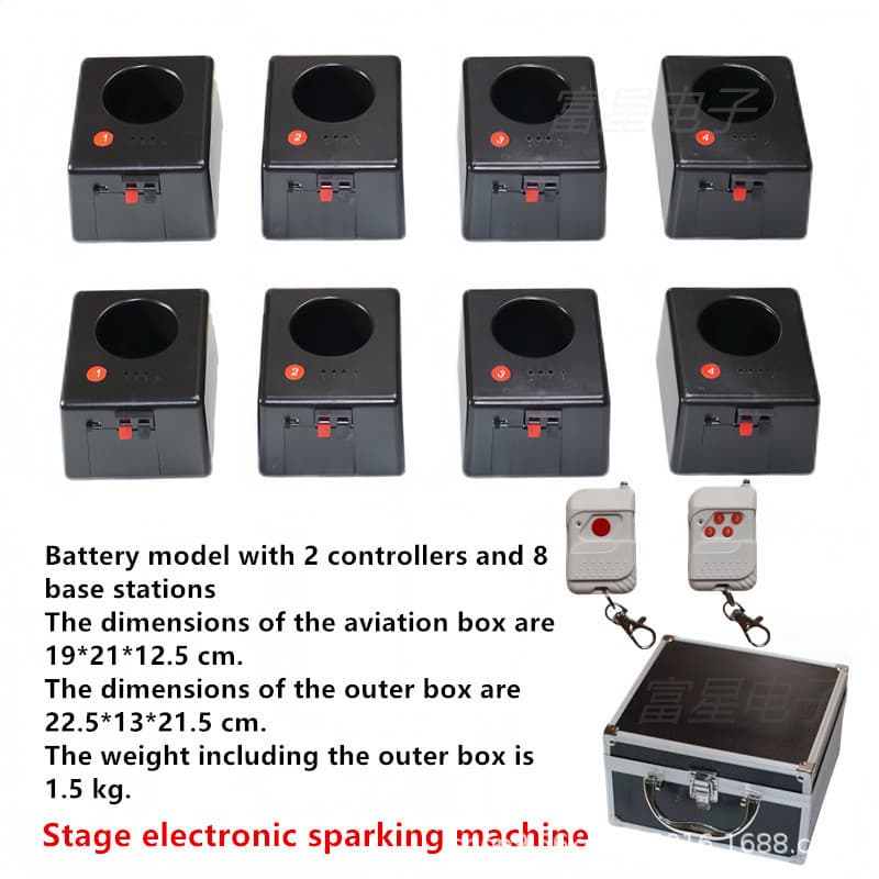 Stage Controller Party Prop Bar Performance Cold Flame Fireworks Base Controller Stage Flame Machine