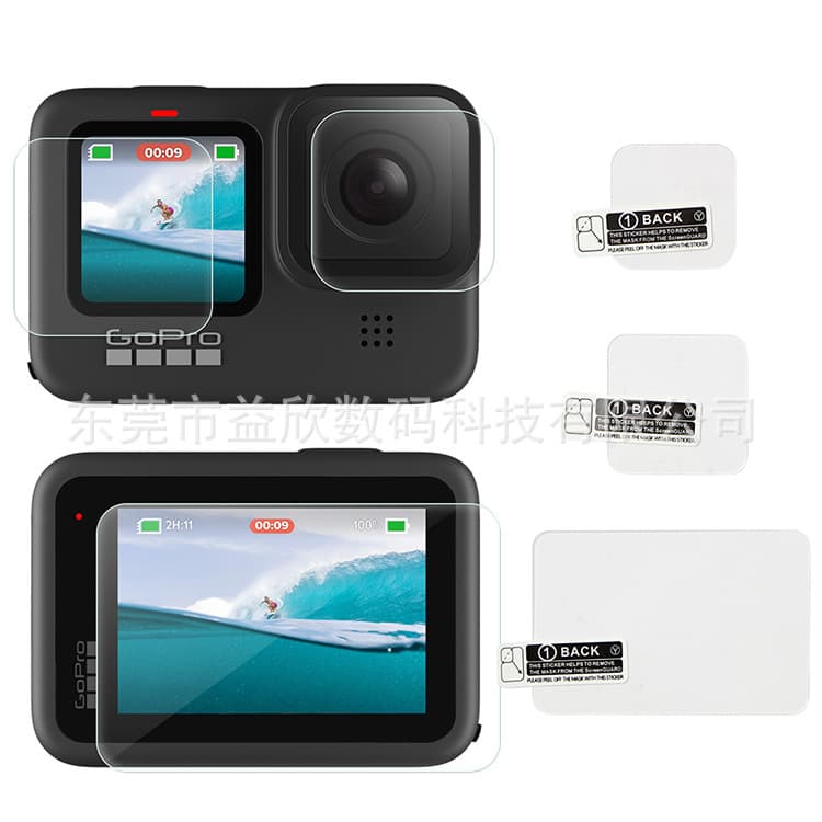 Tempered Glass Screen Protector for GoPro 9, GoPro 10, GoPro Hero 11 Camera Accessories