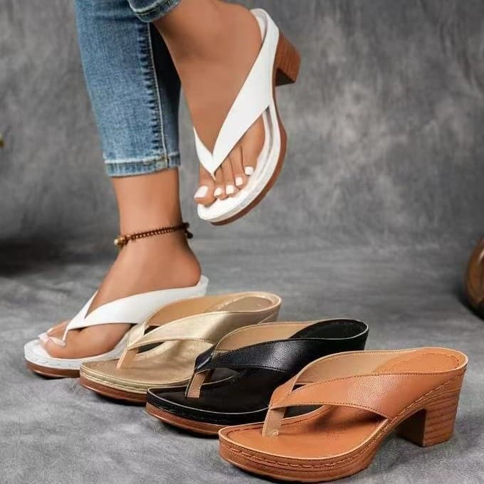 2025 Amazon Independent Site Hot Selling Fashion Wedge Heel Sandals for Plus Size Women, New Style for European and American Markets