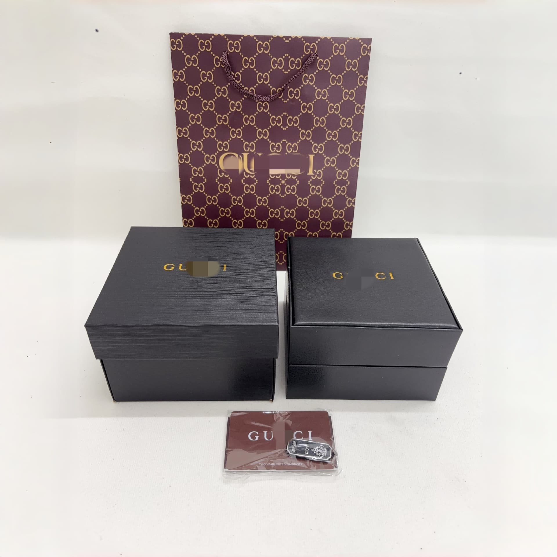 Gujia Watch Box, Coolqi Watch Box, New CUCC White Green Packaging Box Storage Box, Guqi Gift Box Full Set