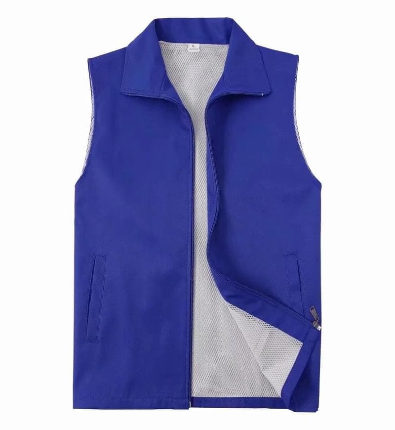Custom Volunteer Vest Printed Logo Work Advertising Activity Double-Layer Vest