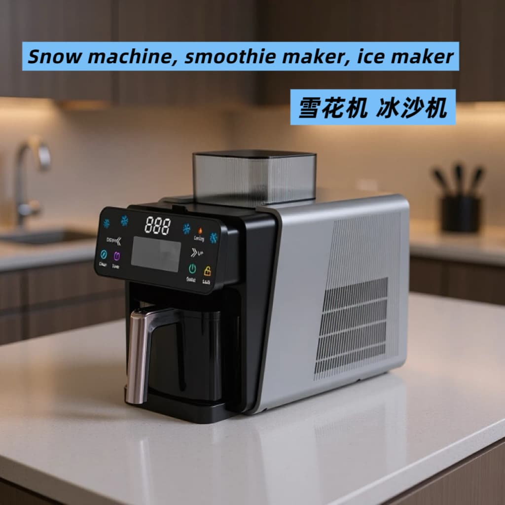 Export Electric Snow Machine Snow Flake Ice Machine Smoothie Maker Ice Crusher Wholesale