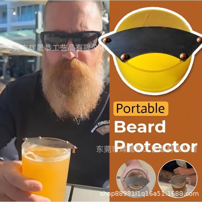 Amazon's New Product Portable Beard Protector Drinking Clip