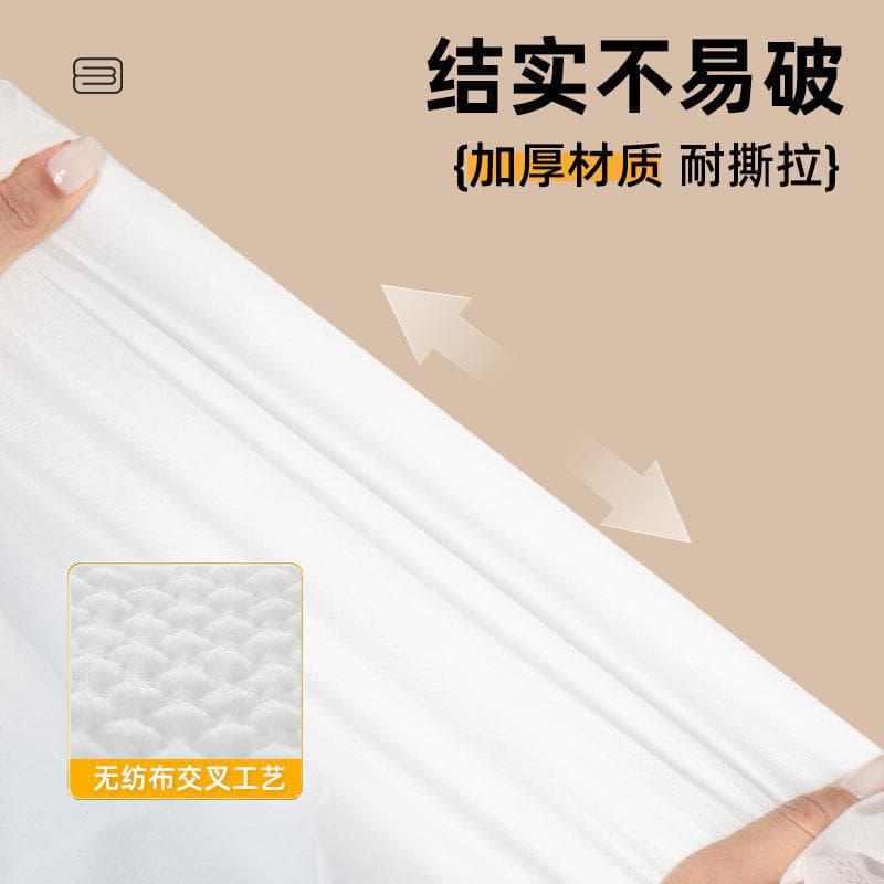 ✅ Disposable Fitted Sheet 4-Piece Set for Hotel Travel Business Trip, Dirt-Proof Bed Sheet, Duvet Cover, Pillowcase, Bedding