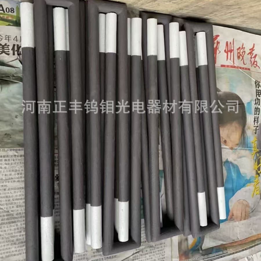 Manufacturer's Silicon Carbide Rods, Large-End Rods, Thick-End Type, Electric Heating Elements, SiC Heating Components