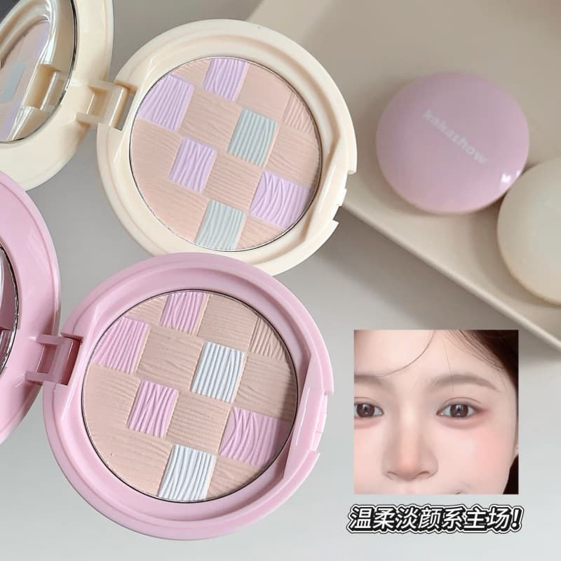 Kakashow Flower Braided Blush Low Saturation Matte Brightening Contouring Gentle Atmosphere No Makeup Whitening Rouge
