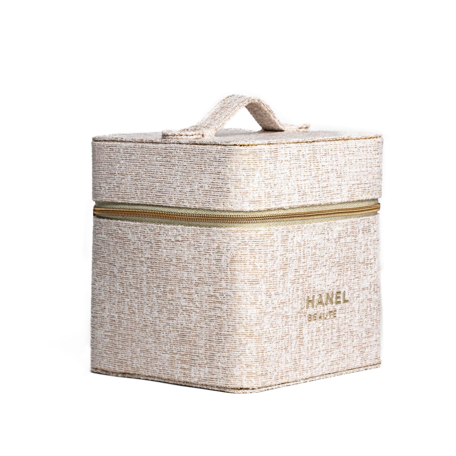 Linkai cosmetic case beige gift cosmetic case manufacturer professional cosmetic case luggage factory luggage factory