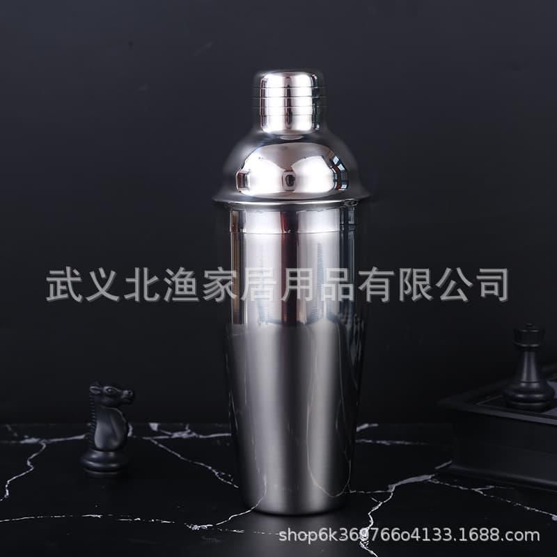 Manufacturer's new 750ML stainless steel handshake cocktail shaker, bar mixing equipment