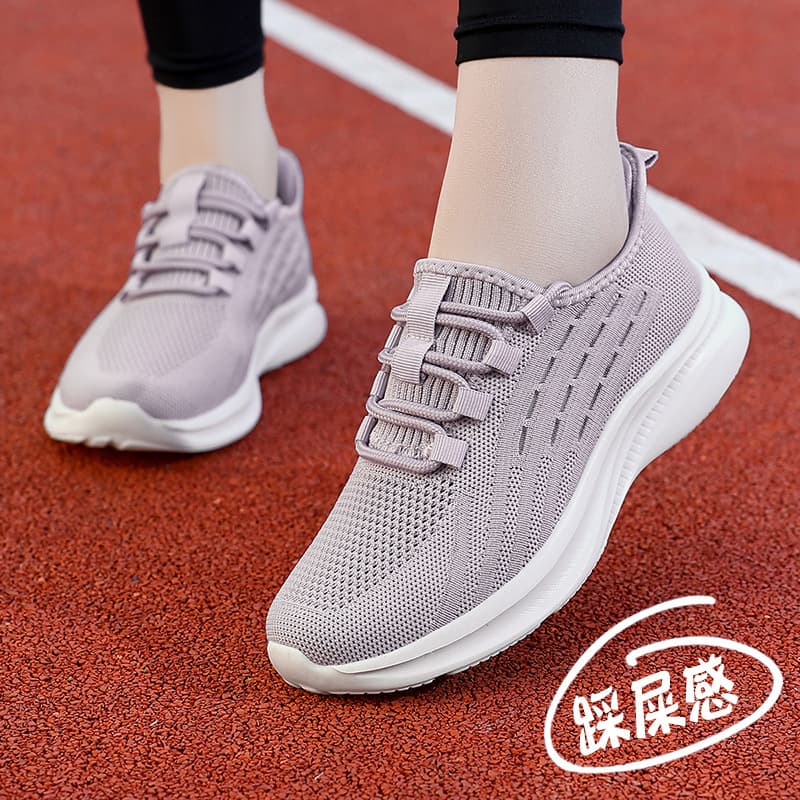 Walking Shoes 2026 Spring/Summer New Women's Shoes Middle-aged and Elderly Shoes Soft Sole Breathable Women's Mother Sports Shoes