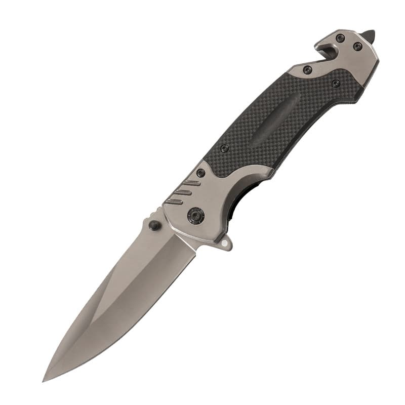 Outdoor Multi-Purpose Tactical Survival Knife Camping Folding Knife Stainless Steel Pocket Knife Portable Self-Defense Knife