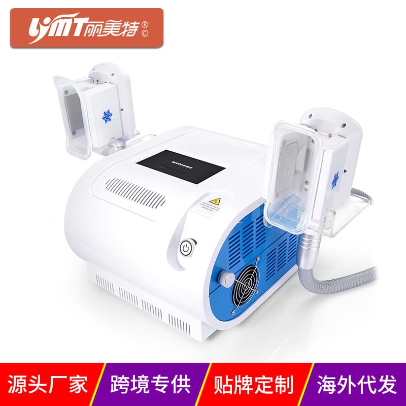 Cross-border supply desktop dual-head vacuum negative pressure cold compress freezing slimming device beauty salon beauty instrument manufacturer wholesale