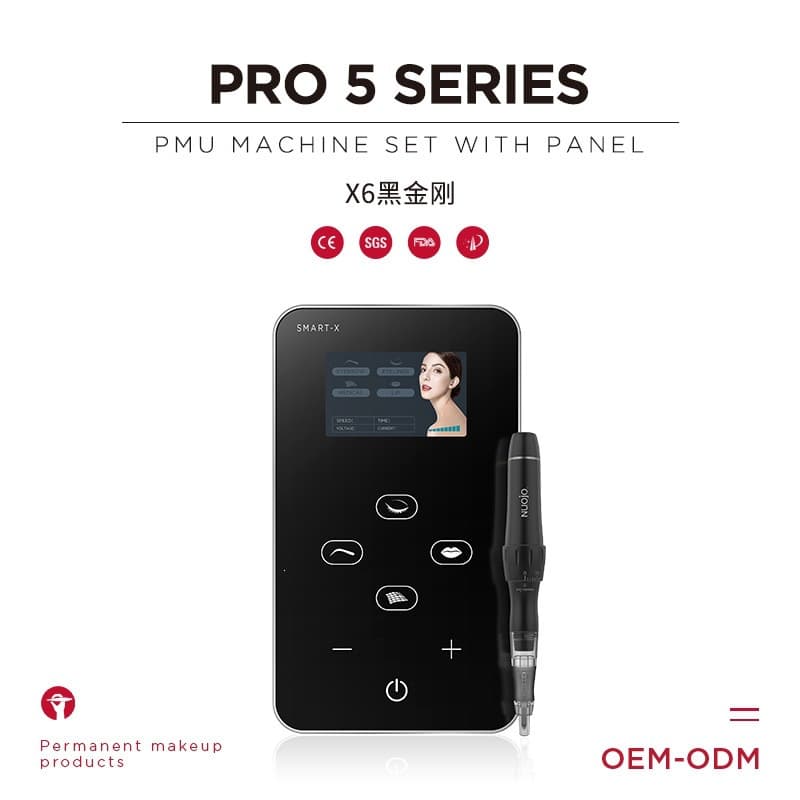 Tattoo and Embroidery Instrument Set Famiso N6-X Intelligent Touch Screen Panel Tattoo and Embroidery Machine Semi-Permanent Integrated Tattoo and Embroidery Machine