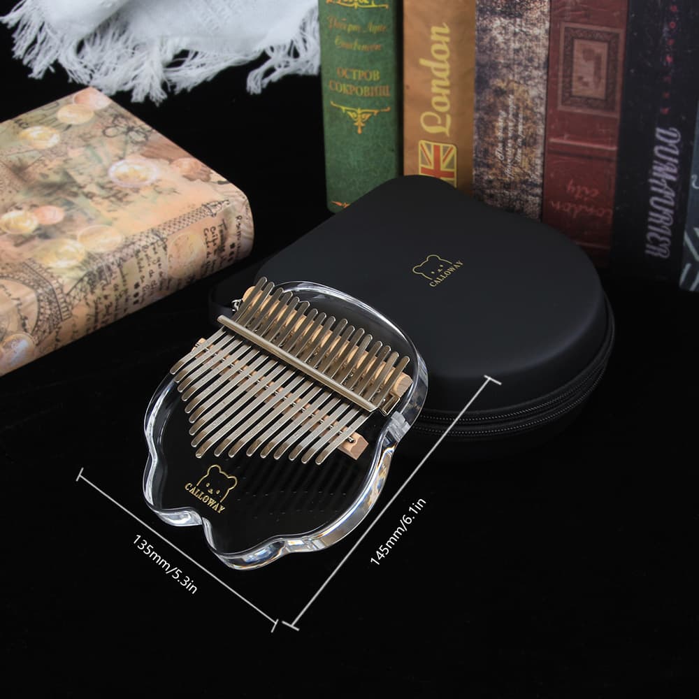 Physical factory one piece dropshipping transparent crystal chinchilla claw board type kalimba thumb piano CALIMBA finger piano